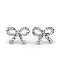 Illusion Setting Round Diamond Designer Stud Earrings