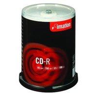 imation 52x cd r 700mb 100 pack spindle