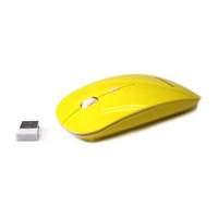 Image Mouse - Sleek Rf2.4ghz Wireless Mouse Including Batteries Glossy Yellow