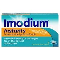 imodium instants 6 tablets