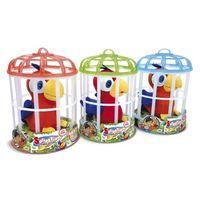 imc toys charlie funny talkie the parrot club petz red cage