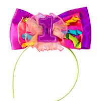 I\'m One Pink Bow Headband