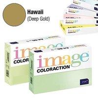 Image Coloraction Coloured Paper Gold (Hawaii) A4 160gsm (Pack of 250)