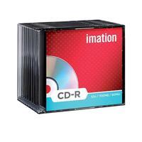Imation CD-R (700MB) 80min 52X Speed Slimline Jewel Case Pack of 10