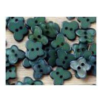 impex pearlised butterfly shape buttons teal