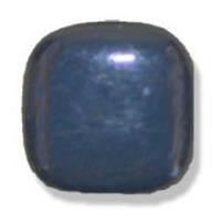 Impex Shiny Square Shank Buttons 25mm Navy