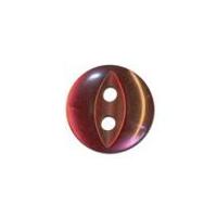 Impex Fisheye Buttons Burgundy