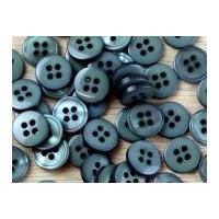 impex round 4 hole shiny buttons sage green