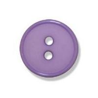 impex 2 hole flat top narrow rim buttons 15mm lilac