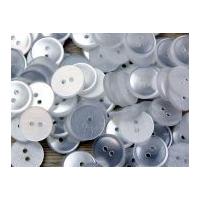 impex round plain shirt buttons pearl white