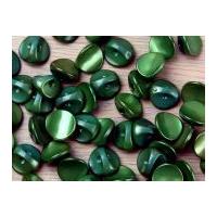 impex round pearl shank buttons green