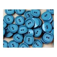 Impex Wavy with Square Insert Buttons Dark Teal