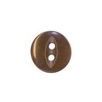 Impex Fisheye Buttons Brown