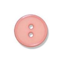 Impex 2 Hole Flat Top Narrow Rim Buttons 11mm Pink