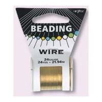 Impex 24 Gauge Beading Wire 22m Gold