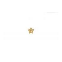 impex glitter star shaped buttons gold