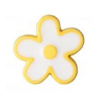 Impex Flower Shaped Shank Buttons Light Yellow