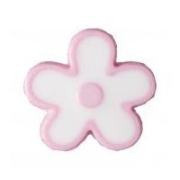 Impex Flower Shaped Shank Buttons Light Pink