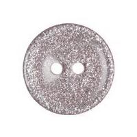 Impex Glitter Round Plastic Buttons Light Pink