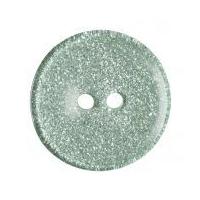 Impex Glitter Round Plastic Buttons Light Green