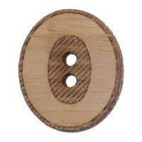 Impex Wood Number Buttons