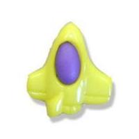 Impex Spaceship Shape Buttons Yellow