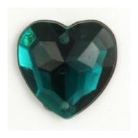 Impex Heart Diamante Jewels Emerald Green