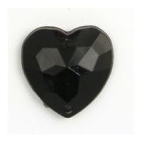 Impex Heart Diamante Jewels Black