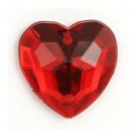 Impex Heart Diamante Jewels Red
