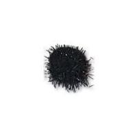 Impex Craft PomPoms Metallic Black