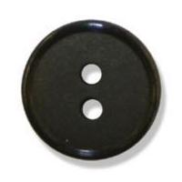 impex 2 hole flat top narrow rim buttons 24mm black