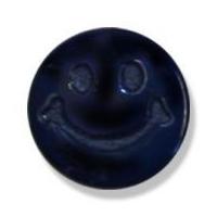 impex smiley face buttons dark blue