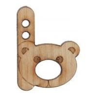 Impex Wood Alphabet Letter Butto...