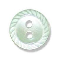 impex cut edge polyester buttons 13mm pale green