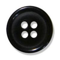 Impex 4 Hole Jacket Buttons 28mm Black