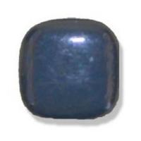 Impex Shiny Square Shank Buttons 20mm Navy