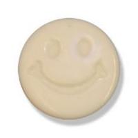 Impex Smiley Face Buttons Natural