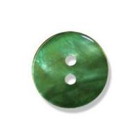 Impex Dyed Agoya Shell Buttons Emerald Green