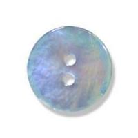 Impex Dyed Agoya Shell Buttons Pale Blue