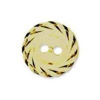 impex 2 hole crystal buttons 24mm yellow