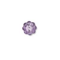 Impex Diamante Flower Buttons Lilac