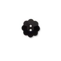 Impex Diamante Flower Buttons Black