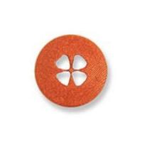 Impex Round Glitter Buttons Orange