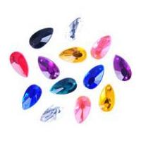 Impex Teardrop Diamante Jewels Assorted