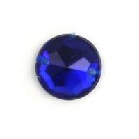 Impex Small Round Diamante Jewels Royal Blue