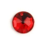 Impex Small Round Diamante Jewels Red