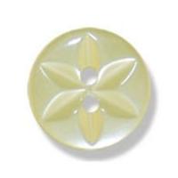 Impex Polyester Star Buttons 13mm Yellow