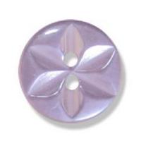 impex polyester star buttons 17mm lilac