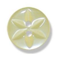 Impex Polyester Star Buttons 17mm Yellow