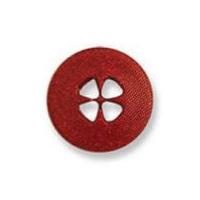 Impex Round Glitter Buttons Burgundy